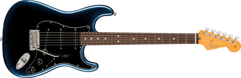 Chargez l'image dans la visionneuse de la galerie, Guitare électrique "AMERICAN PROFESSIONAL II STRATOCASTER®", Touche en palissandre, "Dark Night" avec étui moulé Deluxe