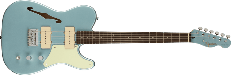 Chargez l'image dans la visionneuse de la galerie, Guitare électrique, "PARANORMALE CABRONITA TELECASTER® THINLINE" FSR Laurel Fingerboard, Mint Pickguard, Tête assortie, Ice Blue Metallic