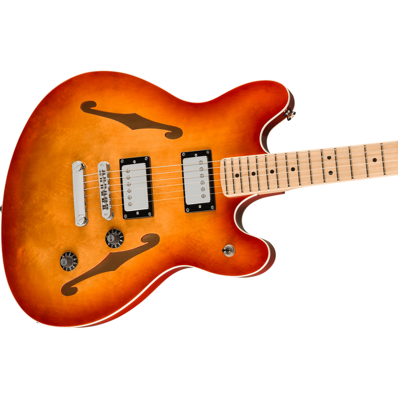 Chargez l'image dans la visionneuse de la galerie, Guitare électrique "Starcaster" deluxe série "Affinity" touche en érable fini Sienna Sunburst