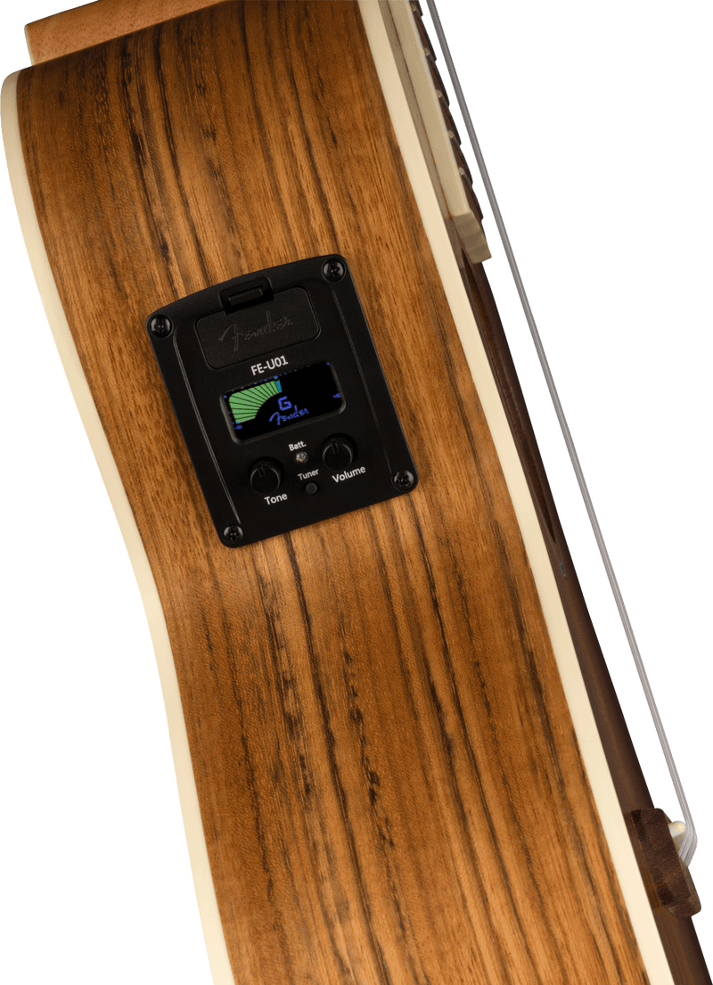 Load image into gallery viewer, FENDER / 097-0452-137 / Rincon Tenor Ukulele, Walnut Fingerboard-Aged Cognac Burst with Soft Case