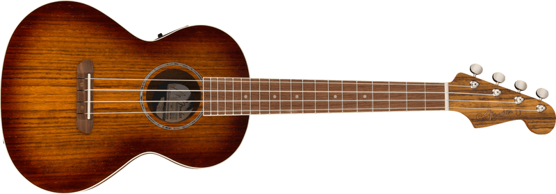 Load image into gallery viewer, FENDER / 097-0452-137 / Rincon Tenor Ukulele, Walnut Fingerboard-Aged Cognac Burst with Soft Case