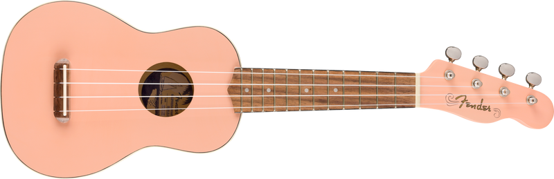 Load image into gallery viewer, FENDER / 097-1610-556 / Venice Soprano Ukulele, Walnut Fingerboard-Shell Pink