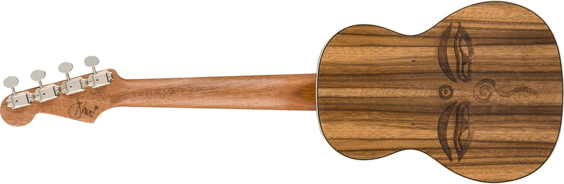 Load image into gallery viewer, FENDER / 097-1752-127 / Dhani Harrison-Sapphire Blue Ukulele with Soft Case