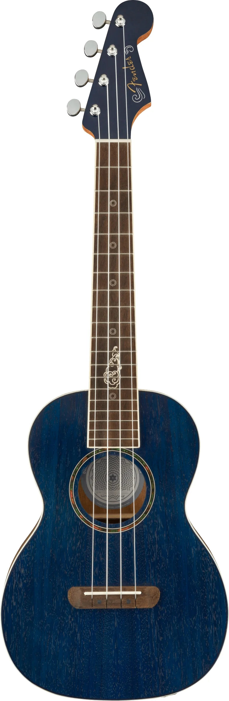 Load image into gallery viewer, FENDER / 097-1752-127 / Dhani Harrison-Sapphire Blue Ukulele with Soft Case