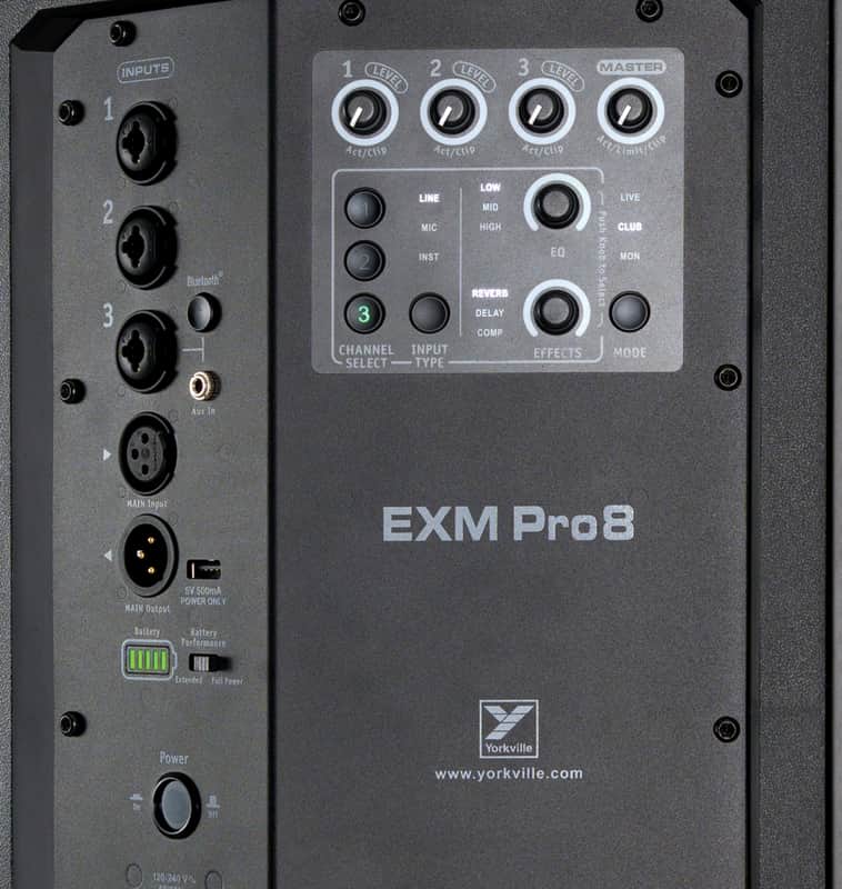 Load image into gallery viewer, Haut parleur de sonorisation a batterie EXMPRO8