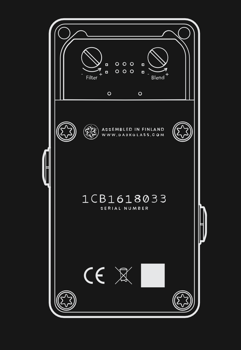 Load image into gallery viewer, DARKGLASS / DUALITY FUZZ / fuzz pedal that contains two discrete fuzz circuits