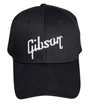 Load image into gallery viewer, Casquette "Snapback" Camionneur Noir avec logo Gibson