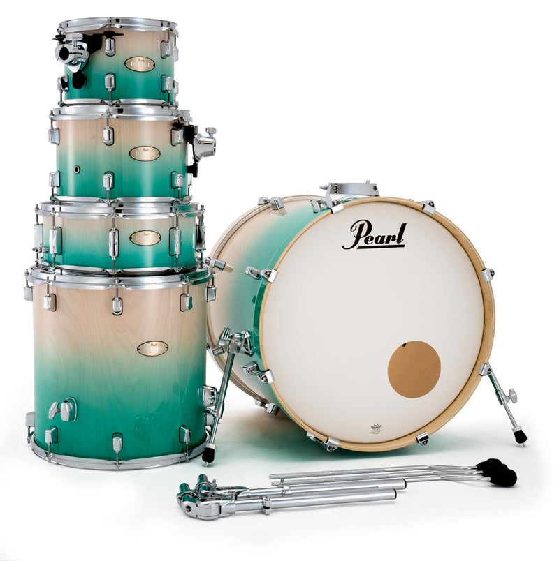 Chargez l'image dans la visionneuse de la galerie, Ensemble de batterie Decade Maple Artisan ,5 pièces avec grosse caisse de 22"- Couleur Édition Limitée “White Beach Pine Fade” Dégradé de pin