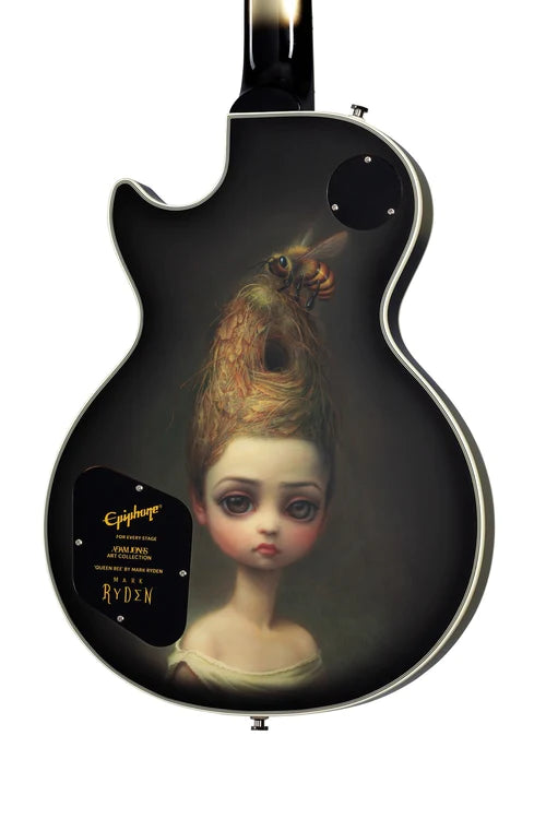 Chargez l'image dans la visionneuse de la galerie, Guitare électrique édition limitée Adam Jones LP Custom Art Collection : Mark Rydon’s Queen Bee avec étui rigide