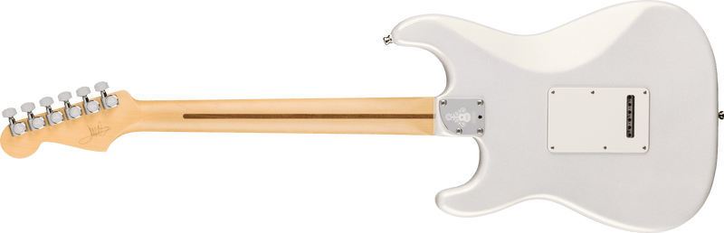 Load image into gallery viewer, Electric guitar, Juanes Stratocaster, maple fingerboard-"Luna White", with Deluxe hard case