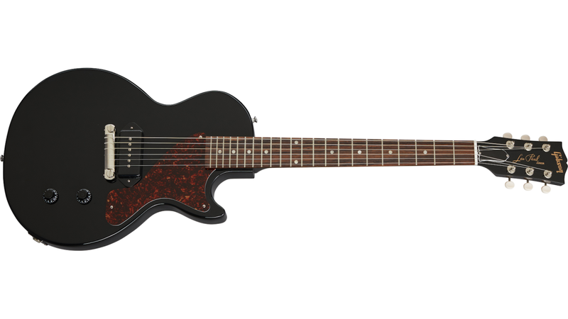 Load image into gallery viewer, Electric guitar, Les Paul Junior ebony p90