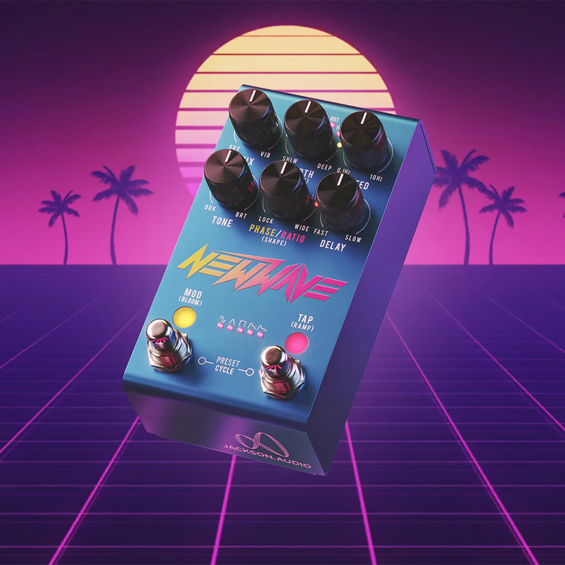 Load image into gallery viewer, JACKSON AUDIO / NEW-WAVE / stereo analog chorus/vibrato pedal