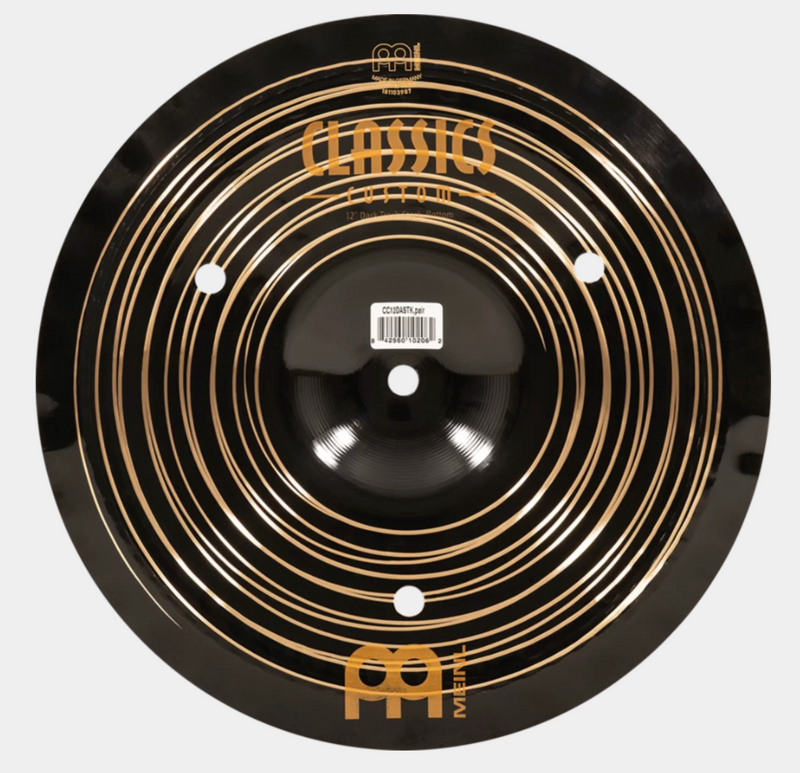 Load image into gallery viewer, MEINL CYMBALS / CC-12DASTK / 12" Classics Custom Dark Trash Stack