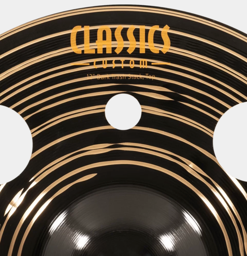 Load image into gallery viewer, MEINL CYMBALS / CC-12DASTK / 12" Classics Custom Dark Trash Stack