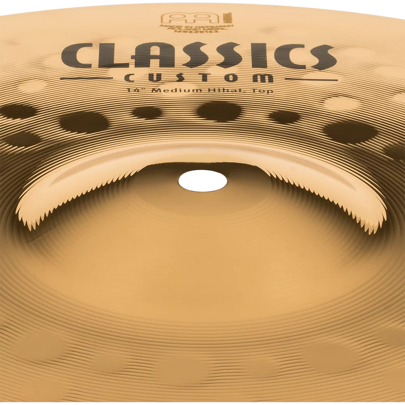 Load image into gallery viewer, MEINL CYMBALS / CC14MH-B / Meinl 14" Classics Custom Brilliant Medium Hihat