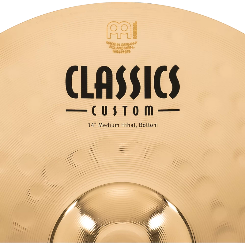 Load image into gallery viewer, MEINL CYMBALS / CC14MH-B / Meinl 14" Classics Custom Brilliant Medium Hihat