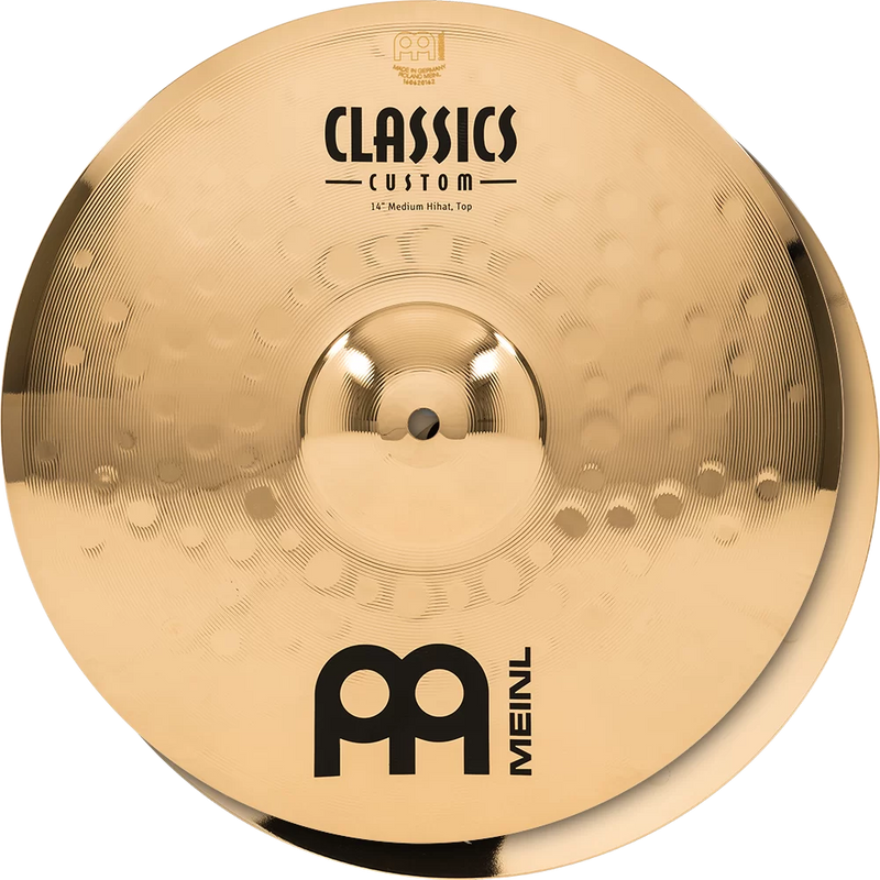 Load image into gallery viewer, MEINL CYMBALS / CC14MH-B / Meinl 14" Classics Custom Brilliant Medium Hihat