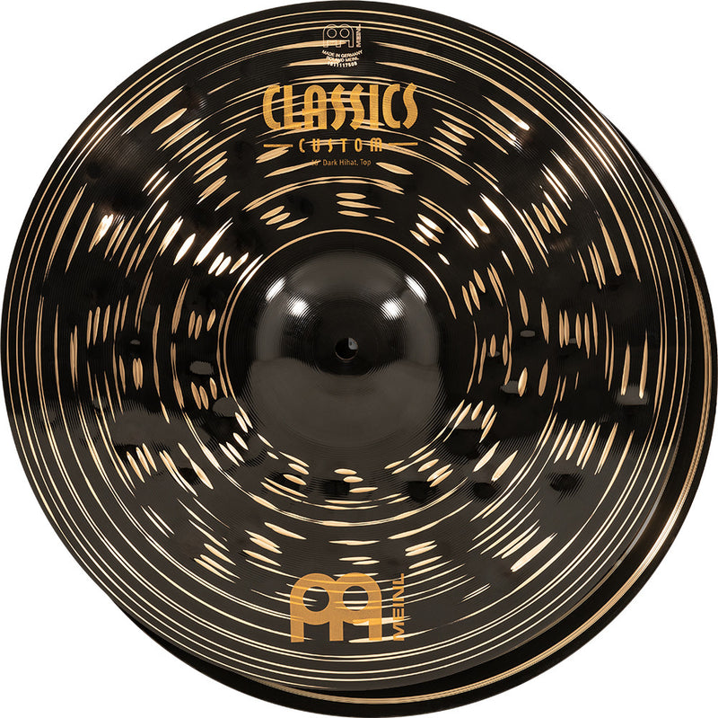 Load image into gallery viewer, MEINL CYMBALS / CC16DAH / 16” Classics Custom Dark Hihats