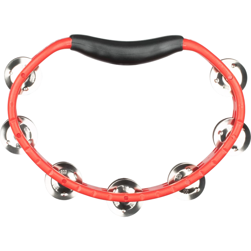 Load image into gallery viewer, MEINL PERCUSSION / HTMT1R / Headliner® Series ABS Hand Tambourine, Double Row, Red, Stainless Steel Jingles