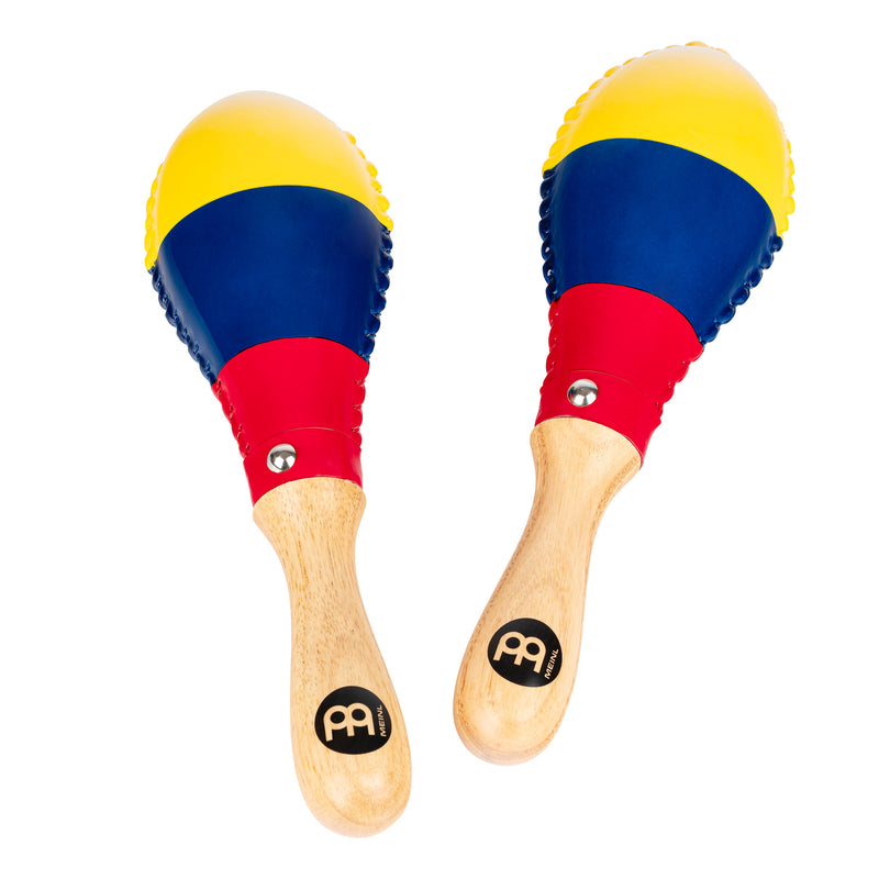 Load image into gallery viewer, MEINL PERCUSSION / MSM3CO / MARACAS, color of the Colombian flag