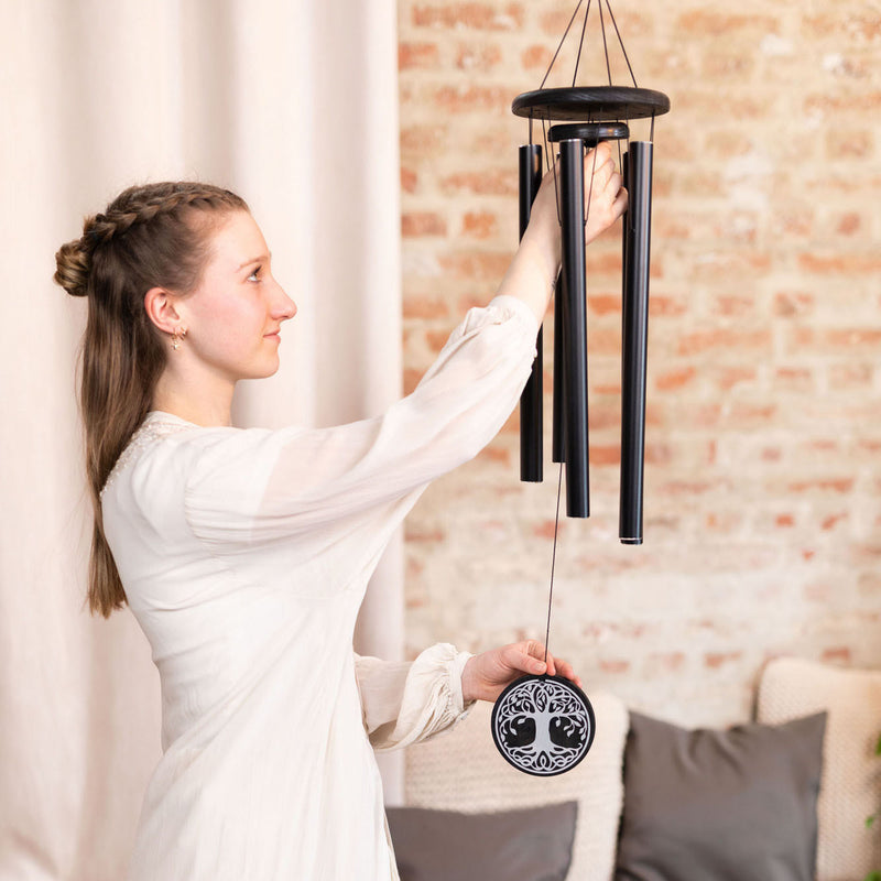 Load image into gallery viewer, MEINL PERCUSSION / TOLMC36BK / Tree of Life Meditation Chime, 36" / 90 cm, 432 Hz, Black