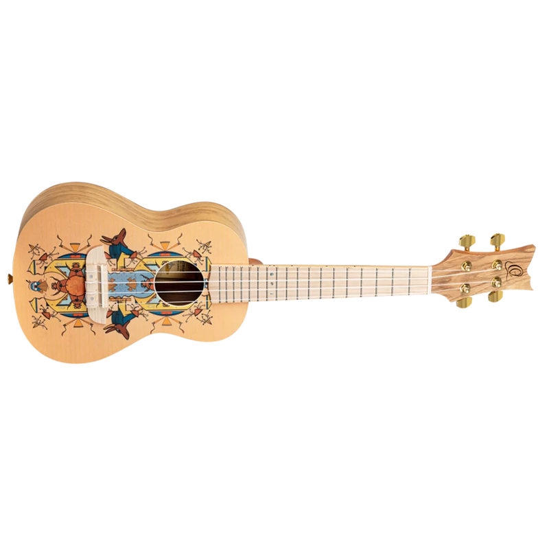 Load image into gallery viewer, ORTEGA GUITARS / RUAR-EY / CONCERT SIZE UKULELE IN SPRUCE / CATALPA EGYPT w/luxury gig bag
