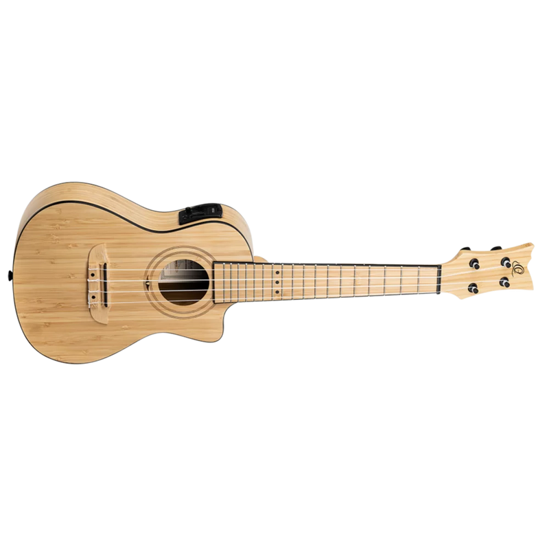 Load image into gallery viewer, ORTEGA GUITARS / RUNAB-CC / UKULELE CONCERT SIZE NATURAL SOLID BAMBOO WITH DELUXE CASE
