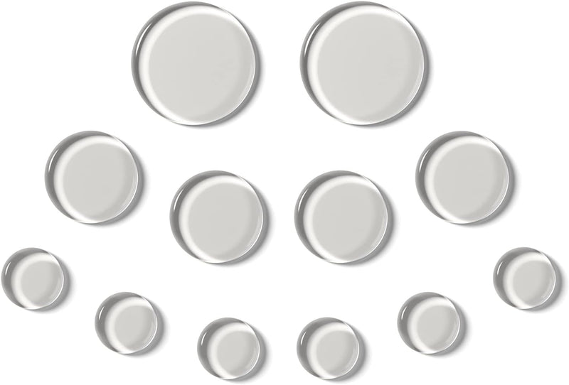 Load image into gallery viewer, SLAPKLATZ / SLAP-PRO-CL / Pro set of 12 gel mutes (2 large, 4 medium, 6 small), clear finish