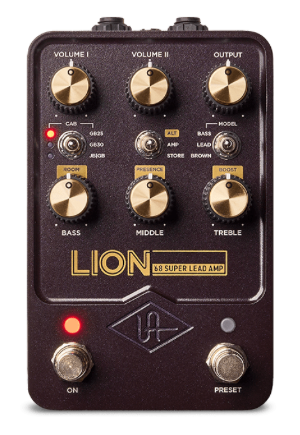 Load image into gallery viewer, UNIVERSAL AUDIO / UA-GPM-LION / UAFX Lion '68 Super Lead Amp brings you classic British amp sounds