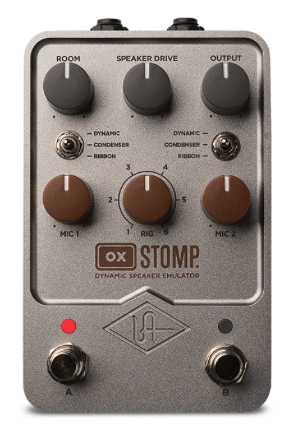 Load image into gallery viewer, UNIVERSAL AUDIO / UA-GPM-OXSTP / OX Stomp Dynamic Speaker Emulator offers modelers "amp-in-a-box"