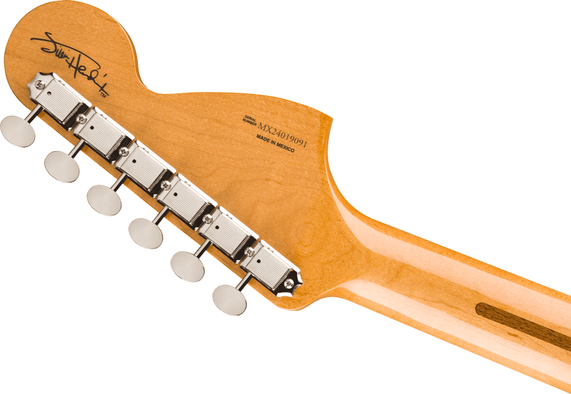 Chargez l'image dans la visionneuse de la galerie, Guitare électrique Stratocaster Jimi Hendrix signature modèle artiste - Olympic White avec étui souple Deluxe