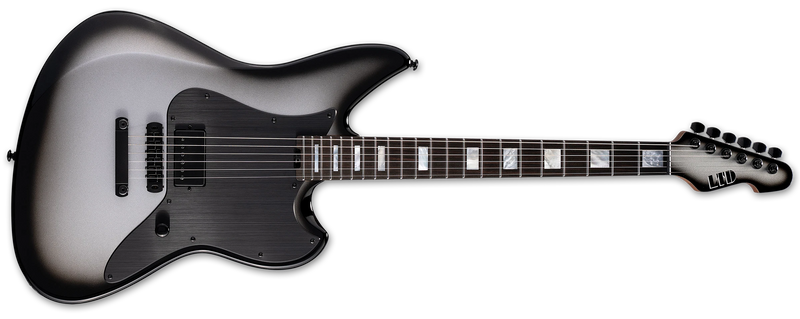 Chargez l'image dans la visionneuse de la galerie, Guitare de la série Signature JD-1 (Joe Duplantier)-Rayon de Soleil Argenté, avec étui rigide Deluxe
