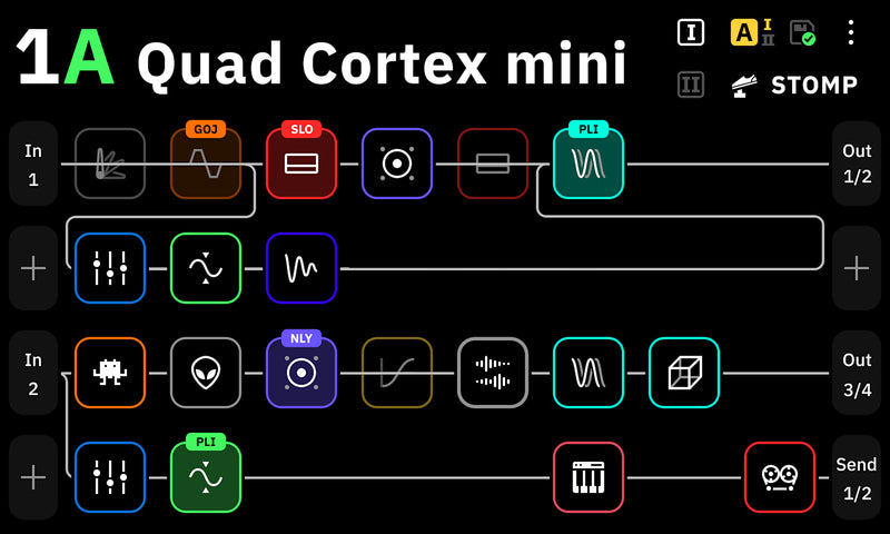 Chargez l'image dans la visionneuse de la galerie, Processeur de modélisation et d'effets Quad Cortex Mini