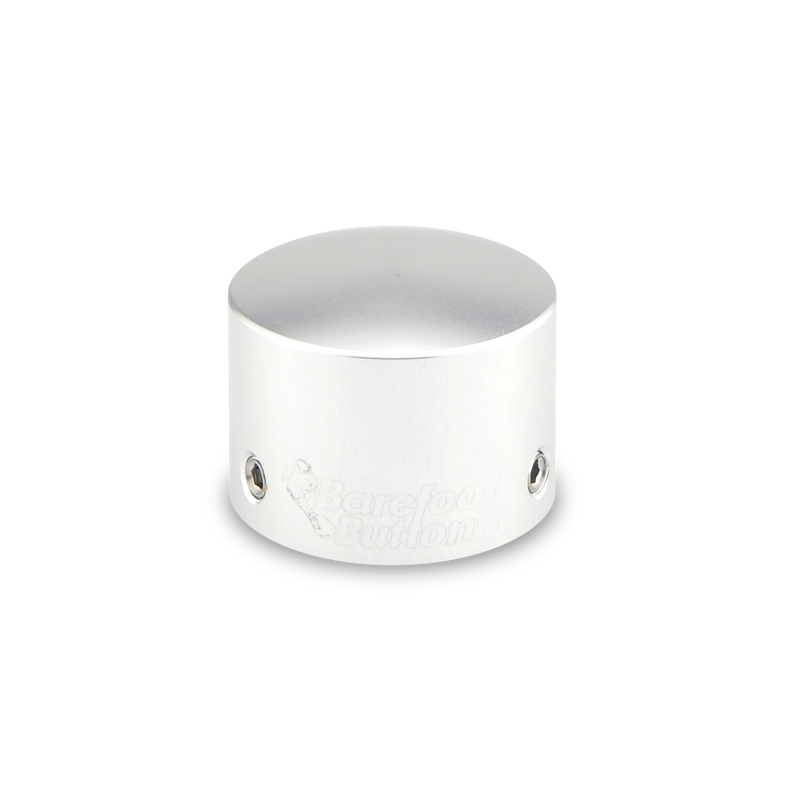 Load image into gallery viewer, Bouton pour pédale d'effet V1 argent