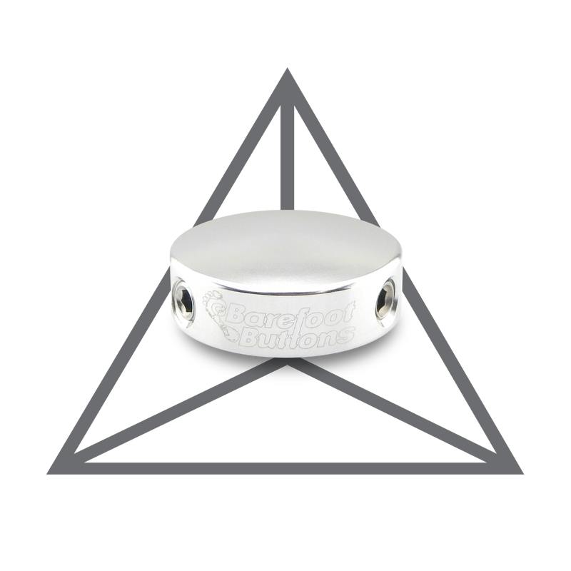 Chargez l'image dans la visionneuse de la galerie, Bouton pour pédale d'effet V1 mini argent