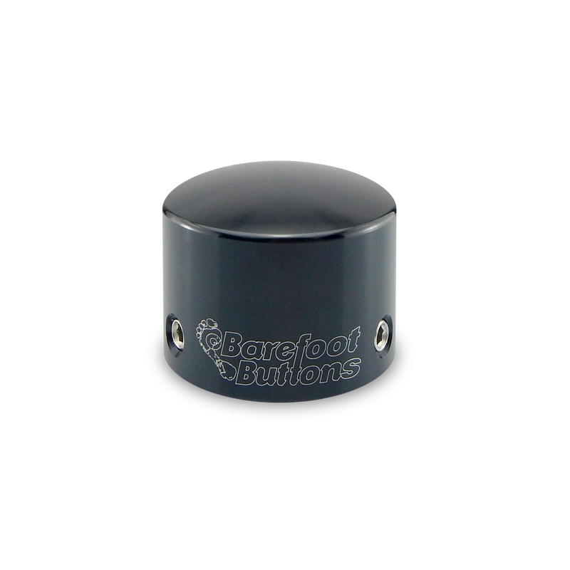 Chargez l'image dans la visionneuse de la galerie, Gros bouton pour pédale d'effet V1 noir