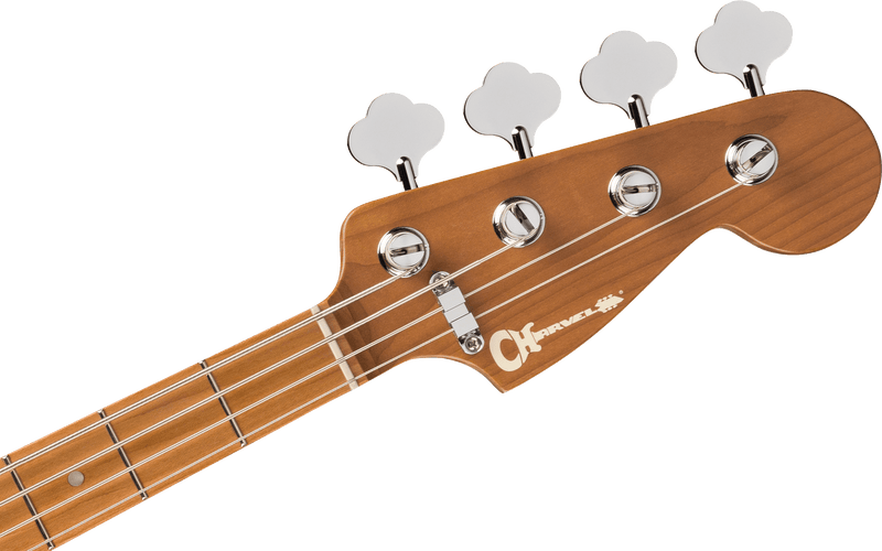 Chargez l'image dans la visionneuse de la galerie, Basse Pro-Mod San Dimas PJ IV à touche en érable torréfié (fini Sonic bleu) (pas d’étui)