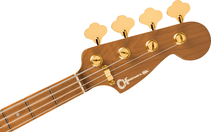 Chargez l'image dans la visionneuse de la galerie, Basse Pro-Mod San Dimas PJ IV à touche en érable torréfié (fini acajou naturel) sans étui