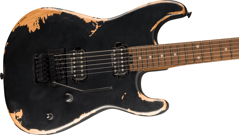 Load image into gallery viewer, PRO-MOD RELIC SAN DIMAS® STYLE 1 HH FR PF, Pau Ferro Fingerboard, Weathered Black (avec étui souple)