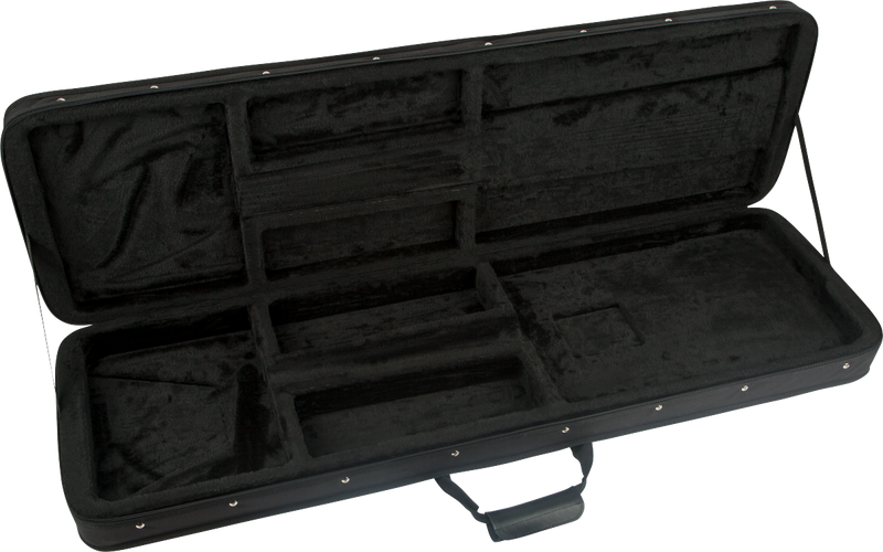 Chargez l'image dans la visionneuse de la galerie, Étui rigide moulé pour basse CHARVEL 4 et 5 cordes - Noir