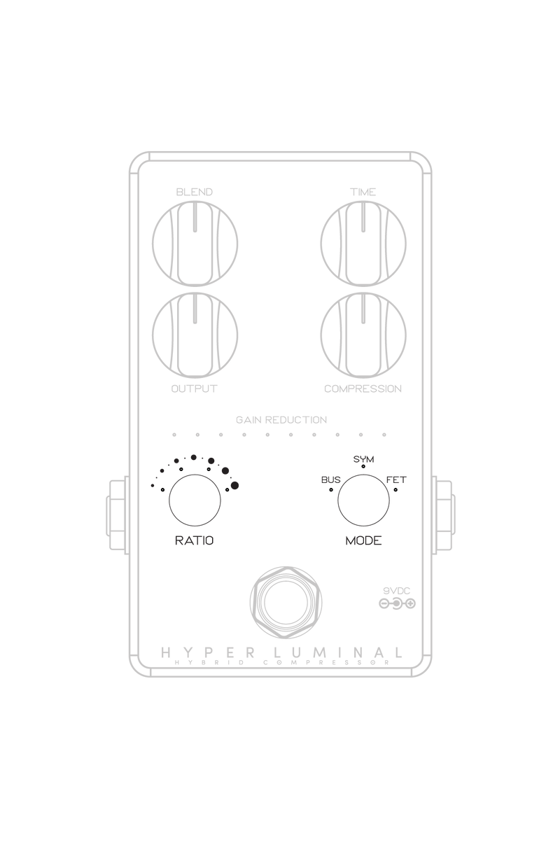 Load image into gallery viewer, Pédale de compression pour basse "Hyper Luminal"