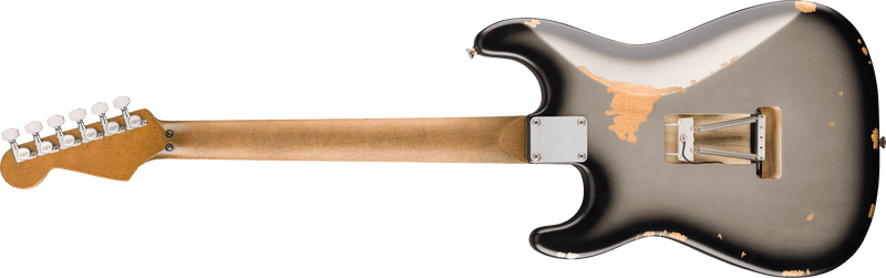 Chargez l'image dans la visionneuse de la galerie, Guitare électrique EVH Frankenstein Relic Series, touche en érable- Silverburst avec étui souple