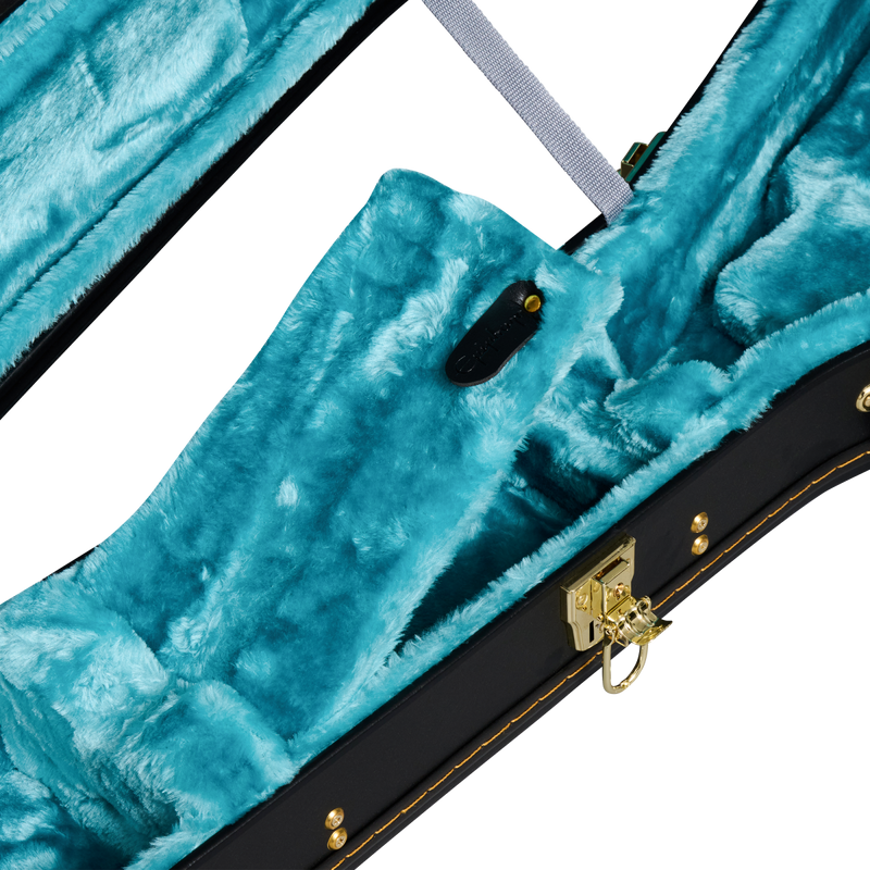 Chargez l'image dans la visionneuse de la galerie, JimiHendrixTM "LoveDrops"FlyingV,Ebony avec graphismes psychédéliques Édition Limitée avec étui rigide