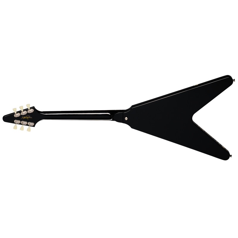 Chargez l'image dans la visionneuse de la galerie, JimiHendrixTM "LoveDrops"FlyingV,Ebony avec graphismes psychédéliques Édition Limitée avec étui rigide