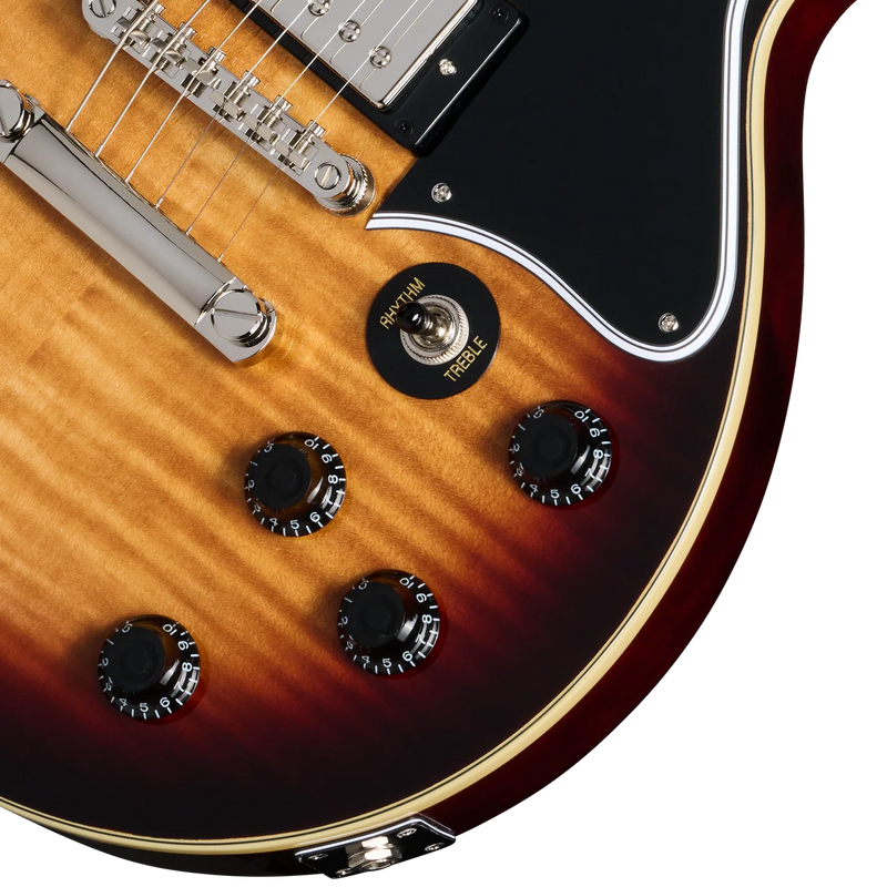 Chargez l'image dans la visionneuse de la galerie, Les Paul Special Double Cut Figured Bourbon Burst avec Étui souple