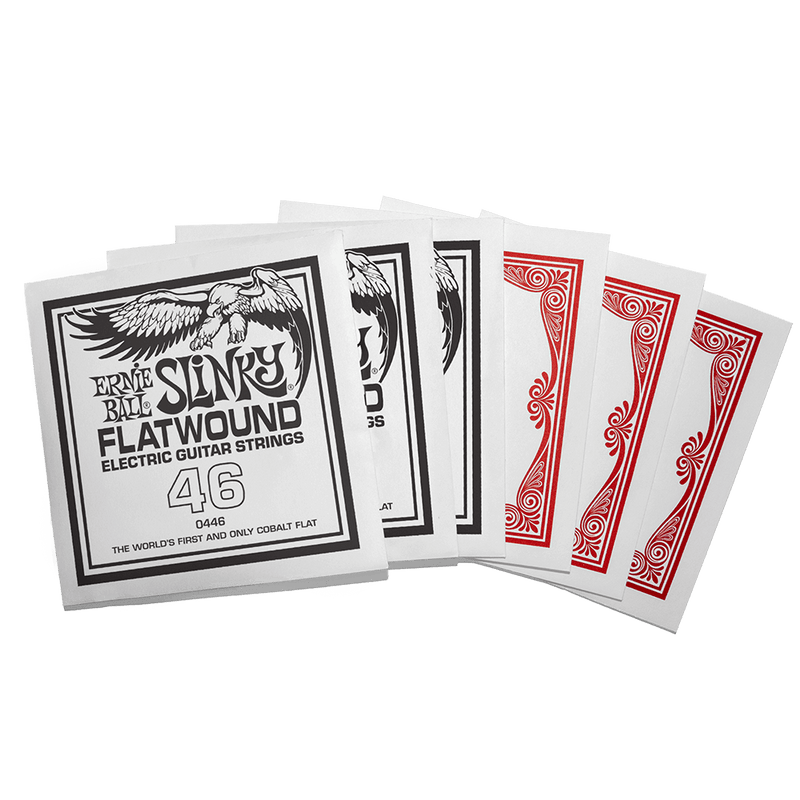 Load image into gallery viewer, Cordes de guitare électrique, EB REG SLINKY FLATWOUND 10-46