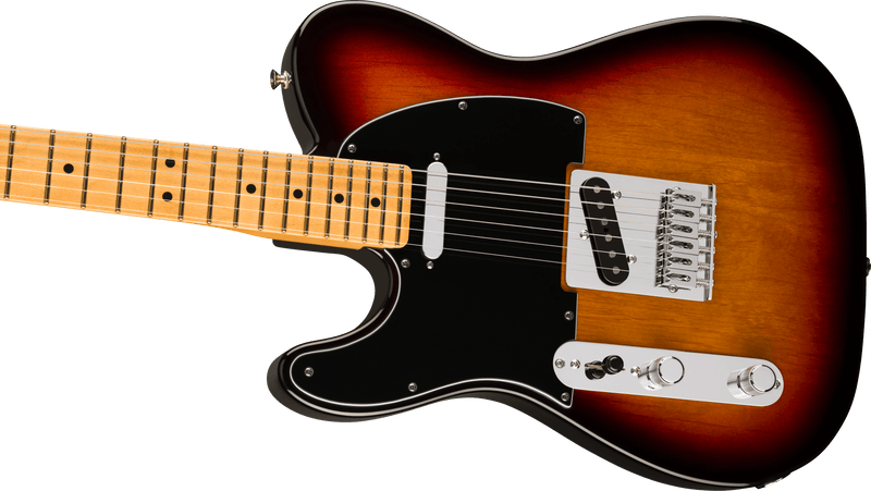 Chargez l'image dans la visionneuse de la galerie, guitare électrique Telecaster Player II (modèle gaucher, touche en érable, fini Sunburst 3 tons) pas d’étui