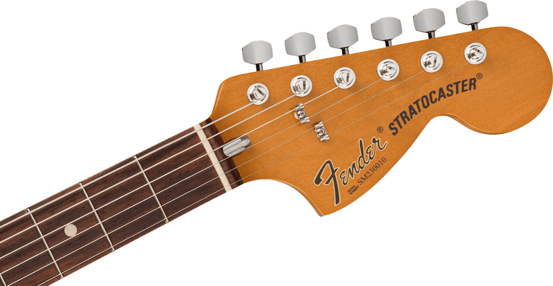 Load image into gallery viewer, guitare Stratocaster 70e Anniversaire Vintera II Antigua -touche Rosewood , Fini Antigua avec étui rigide