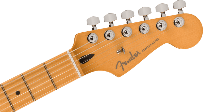 Load image into gallery viewer, PLAYER PLUS STRATOCASTER® HSS Touche en Érable, fini Rouge Fiesta avec étui souple Deluxe