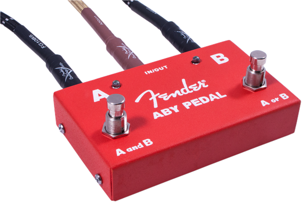 Load image into gallery viewer, Pédale de sélection 2-Switch ABY Pedal, Rouge